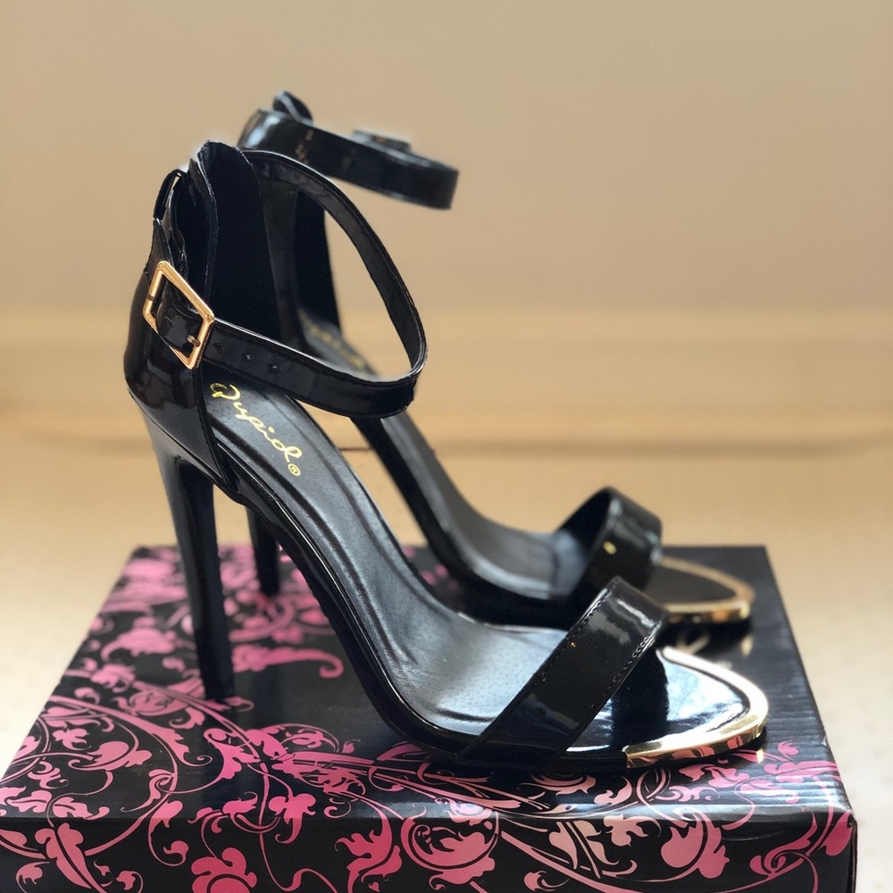 Black Patent Heels
